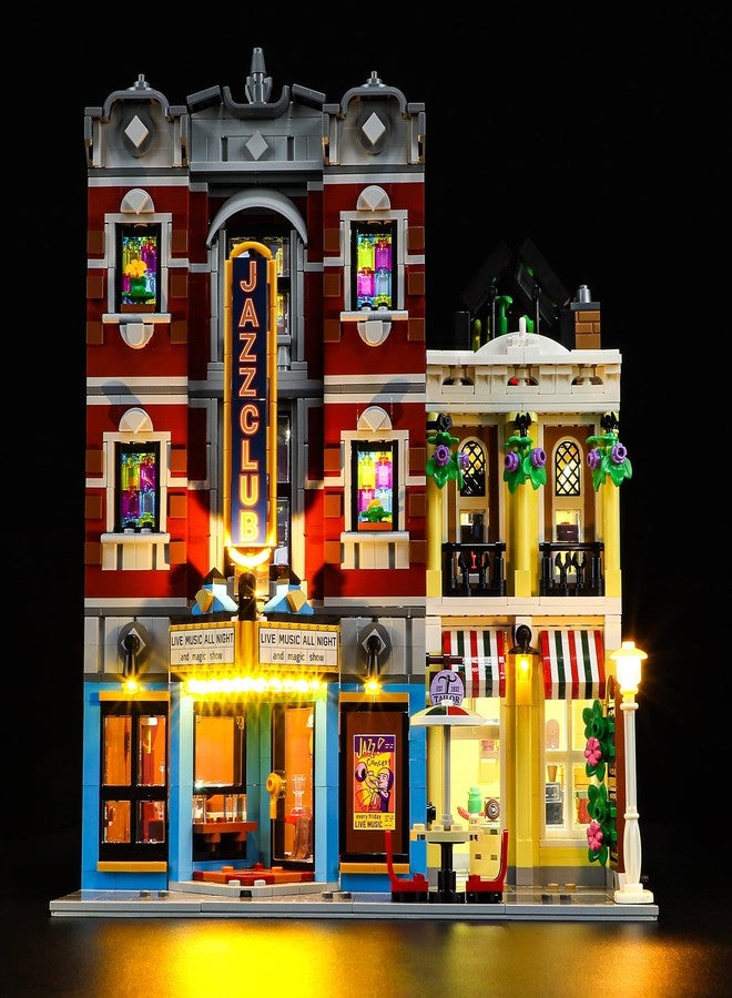 YEABRICKS LED Light for Lego-10312 Icons Jazz Club Building Blocks Model (Lego Set NOT Included) - Image 2